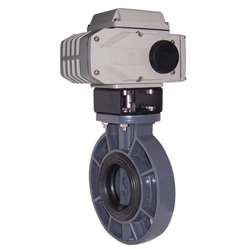 電動(dòng)UPVC塑料蝶閥、UPVC電動(dòng)塑料蝶閥