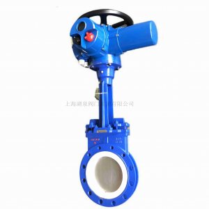 電動刀閘閥DMZ973X-10Q   DN200泥漿、空氣、渣